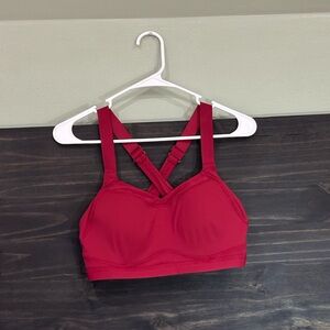 Adore Me Crimson Cross-Back Sports Bra